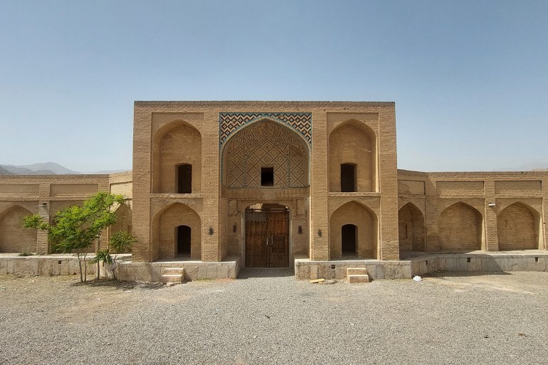 gabr abad caravanserai near ghamsar city